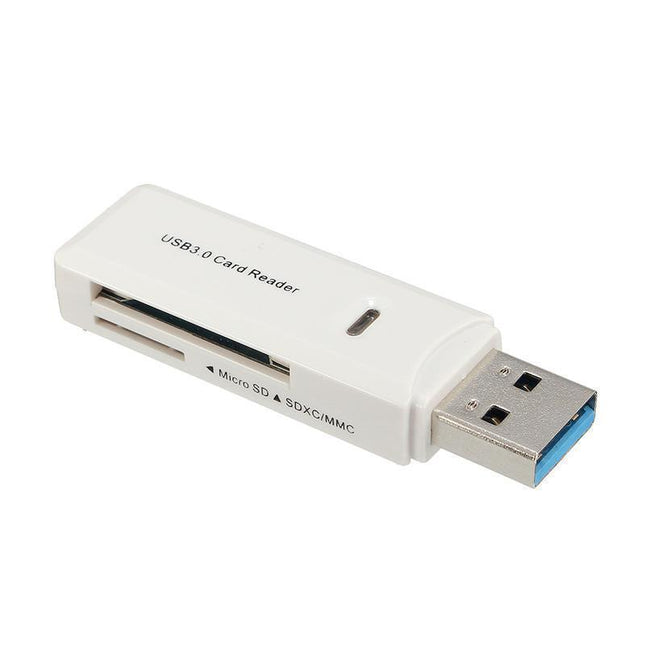 2 In 1 USB 3.0 Card Memory Reader High Speed SD SDHC SDXC Micro Writer Adapter - Aimall