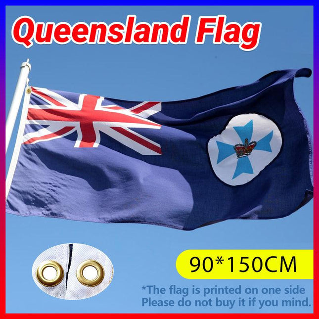 1500 x 900 mm Queensland Flag Large Qld State Australian Flag