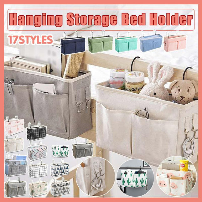 Bedside Caddy Hanging Storage Bed Holder Couch Organizer Container Bag Pocket Au - Aimall