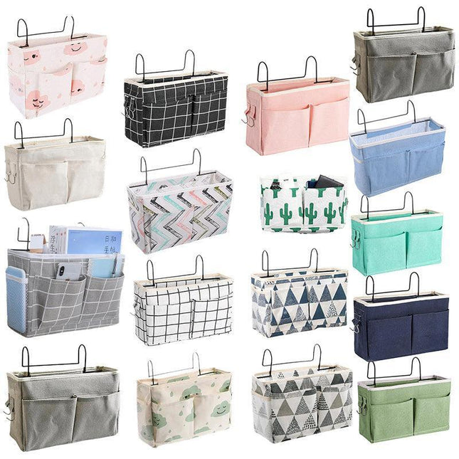 Bedside Caddy Hanging Storage Bed Holder Couch Organizer Container Bag Pocket Au - Aimall
