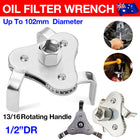 3 Jaw Oil Filter Wrench for Filters up to 102mm Car Engine Removal Tool