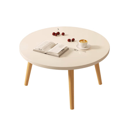50x30cm Round End Table 1-Tier Side Table Small Coffee Table For Living Room