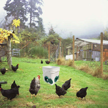 5PCS Automatic Chicken Feeder Poultry Feeding Cup Trough Drinker Set Hen Coop