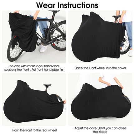 Bike Dust Cover Full Bike Protective Cover Waterproof UV Resistant Bike Protect