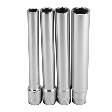 5PCS Socket Extension Bar Set 6Size Durable for Ratchet Wrench Tool Set Silver