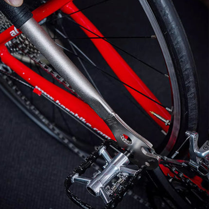 Bike Pedal Wrench Extended Handle Road Mountain Bicycle Repair Removal Tool Use