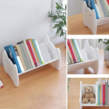 Multifunctional Book Organizer Desktop Shelf Storage Bookcase for Office Home