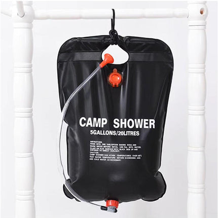 20L Portable Camping Shower Bag Solar Heating Water Bag for Hiking Traveling