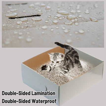 5pcs Disposable Litter Box Small Kitten Outdoor Tray Degradable Travel Use Size