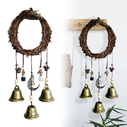 Wall Hanging Bohemian Door Handle Decoration Witch Bells for Home Festival Decor
