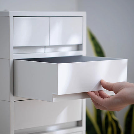 Rolling Casters Mobile Storage Cabinet with Drawers for Home Office Garage Use