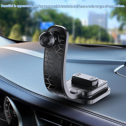 Car Phone Holder Foldable Suction Mount Detachable Base for Dashboard Windshield