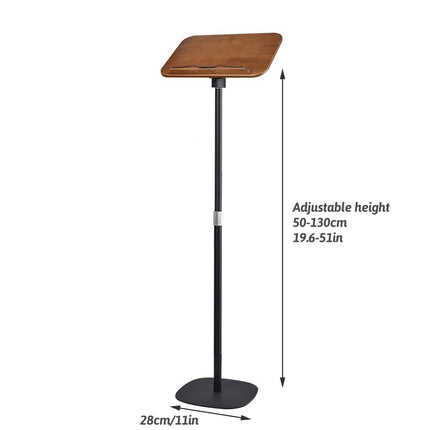 Floor Standing Reading Stand Adjustable Angle Height Sturdy for Home Office Use