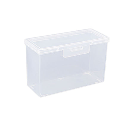 10PCS Card Storage Box Transparent Plastic Holder ID Business Card Organizer