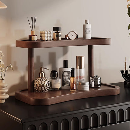 2 Tier Cup Holder Storage Rack Countertop for Kitchen Mugs Teacups Organizer