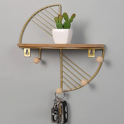 Wall Mounted Storage Rack Metal Shelf Easy Installation Durable Space Saving