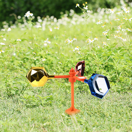Solar Bird Repeller with 360-Degree Rotation Reflective Rainproof
