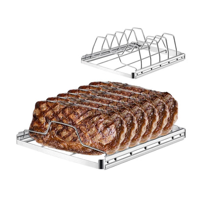 Beef Short Ribs Grill Barbecue Net Outdoor Grill Rack Cooking Meat Vegetables
