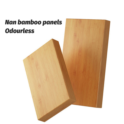 Bamboo Floor Standing Towel Rack Durable Space Saving for Bathroom Bedroom Use