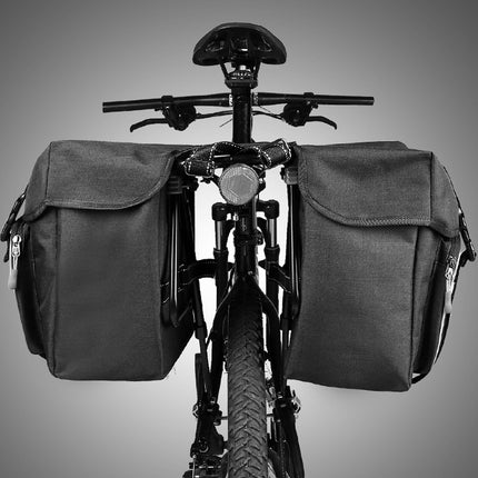 Mountain Bike Rear Rack Bag Large Capacity Bicycle Saddle Pack Waterproof Use