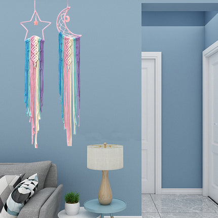 Woven Tapestry Dream Catcher Colourful Stars Moon Home Decor Hanging Cloth