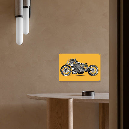 Vintage Tin Plate Art Stylish Iron Wall For Bar Living Room Easy-Install Durable