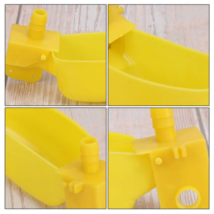 Bird Water Dispenser Set 12PCS Plastic Feeder Cups for Quail Pigeon Cage Bowl