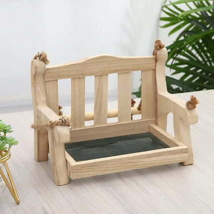Outdoor Hanging Wooden Bird Feeder Garden Wild Bird Feeding Station House