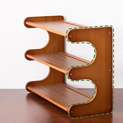 Bamboo Cup Storage Rack for Mugs Glasses Dust-Proof Space-Saving