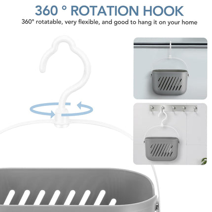 Bathroom Hanging Basket Suspended Sink Storage Shower Gel Storage Bathing Basket