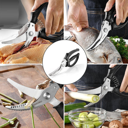Kitchen Scissors Stainless Steel Multi Purpose Poultry Bone Cutter for Home Cooking