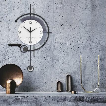 Creative Modern Minimalist Wall Clock Silent for Living Room Bedroom Home Decor
