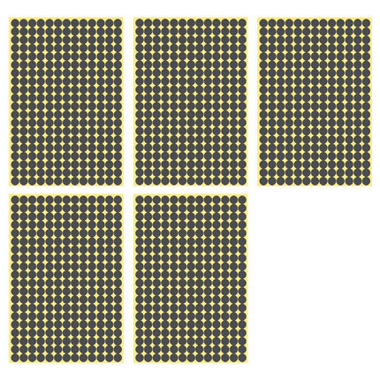 8/13/25/50mm Colour Sticker Dots Adhesive Round Labels Circular Scrapbooking Coffee - Aimall