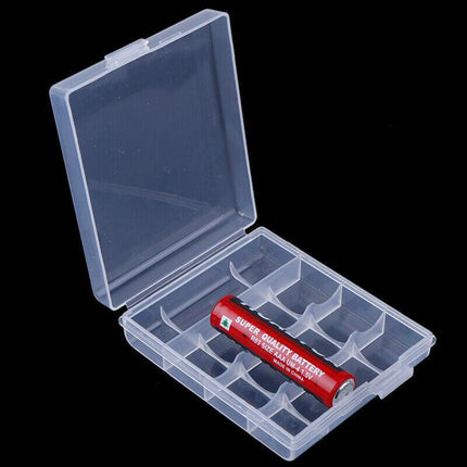 8X Clear Plastic Aa Aaa Battery Box Storage Case Cover Batteries Holder - Aimall