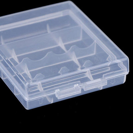 8X Clear Plastic Aa Aaa Battery Box Storage Case Cover Batteries Holder - Aimall