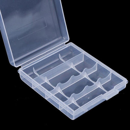 8X Clear Plastic Aa Aaa Battery Box Storage Case Cover Batteries Holder - Aimall
