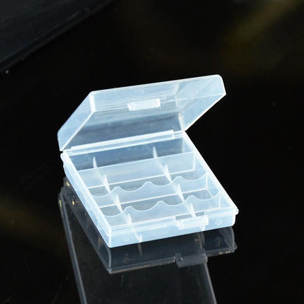 8X Clear Plastic Aa Aaa Battery Box Storage Case Cover Batteries Holder - Aimall