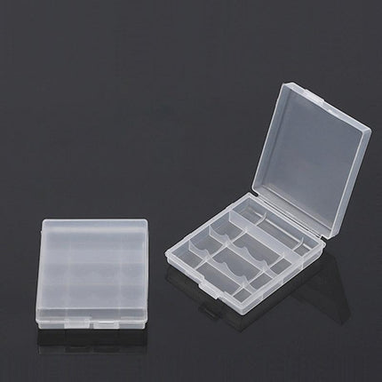 8X Clear Plastic Aa Aaa Battery Box Storage Case Cover Batteries Holder - Aimall
