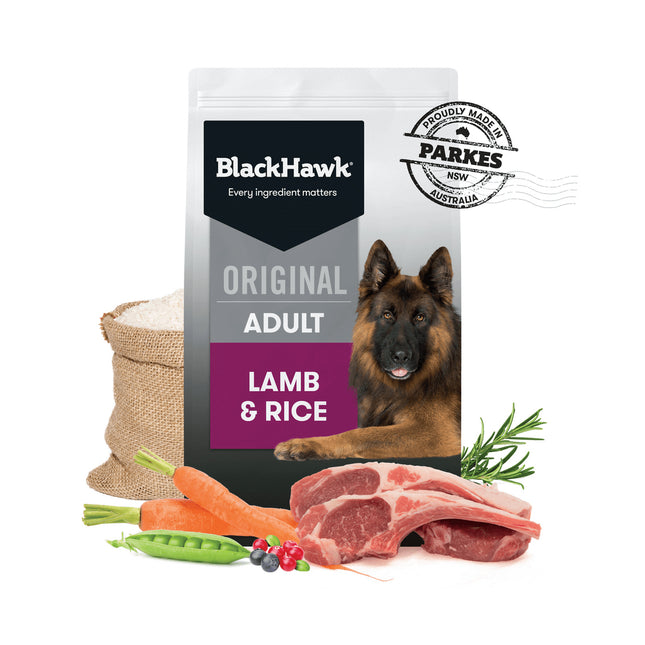 Black Hawk Lamb And Rice Adult Dry Dog Food 3kg