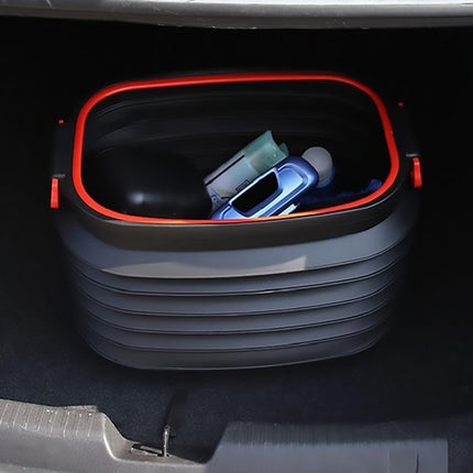 18L or 37L Fishing Bucket Collapsible Car Shrinkable Storage Bucket Rubbish Bin