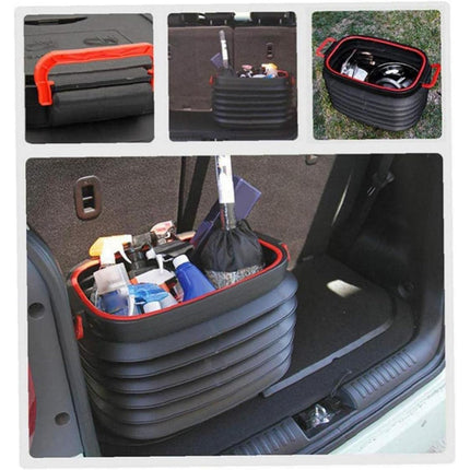 18L or 37L Fishing Bucket Collapsible Car Shrinkable Storage Bucket Rubbish Bin