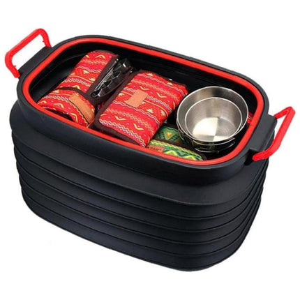18L or 37L Fishing Bucket Collapsible Car Shrinkable Storage Bucket Rubbish Bin