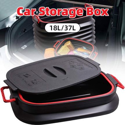 18L or 37L Fishing Bucket Collapsible Car Shrinkable Storage Bucket Rubbish Bin