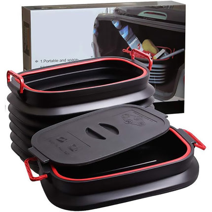 18L or 37L Fishing Bucket Collapsible Car Shrinkable Storage Bucket Rubbish Bin