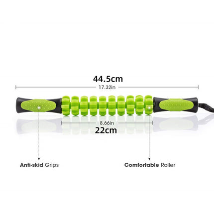 Muscle Roller Stick Full Body Fitness Massage Tool for Home and Gym Use