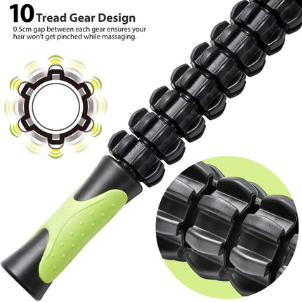 Muscle Roller Stick Full Body Fitness Massage Tool for Home and Gym Use