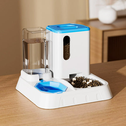 Pet Water Dispenser Automatic Feeder Bowl Cat Dog Drinking Fountain Food Feeding