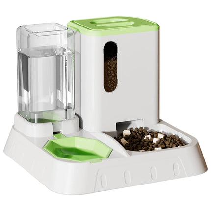 Pet Water Dispenser Automatic Feeder Bowl Cat Dog Drinking Fountain Food Feeding