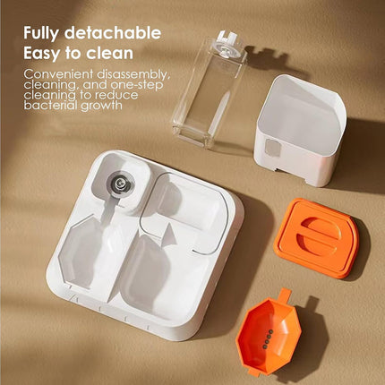 Pet Water Dispenser Automatic Feeder Bowl Cat Dog Drinking Fountain Food Feeding
