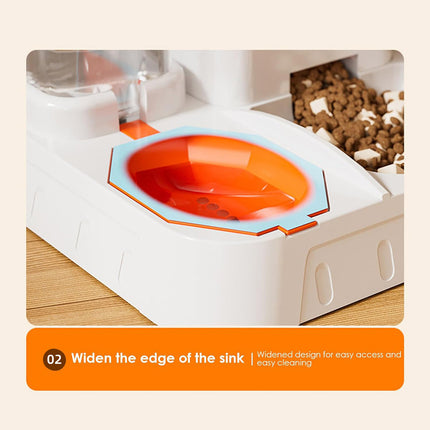 Pet Water Dispenser Automatic Feeder Bowl Cat Dog Drinking Fountain Food Feeding
